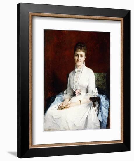 Portrait of a Lady, 1877-Henriette Browne-Framed Giclee Print