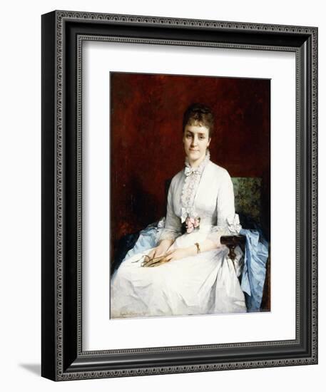 Portrait of a Lady, 1877-Henriette Browne-Framed Giclee Print