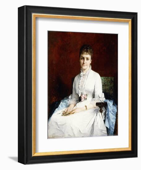 Portrait of a Lady, 1877-Henriette Browne-Framed Giclee Print