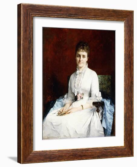 Portrait of a Lady, 1877-Henriette Browne-Framed Giclee Print