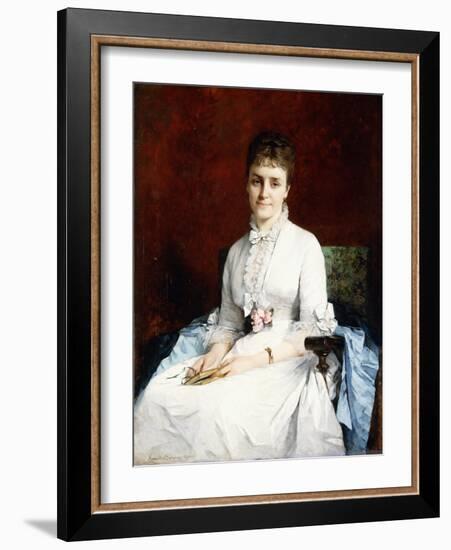 Portrait of a Lady, 1877-Henriette Browne-Framed Giclee Print