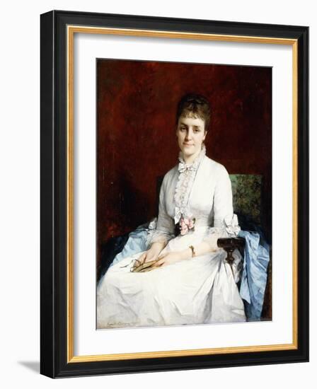 Portrait of a Lady, 1877-Henriette Browne-Framed Giclee Print