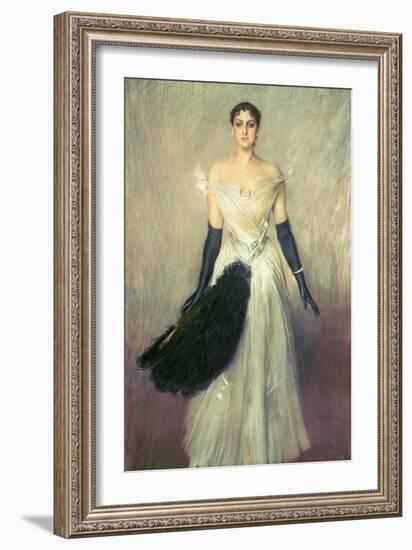 Portrait of a Lady, 1889-Giovanni Boldini-Framed Giclee Print