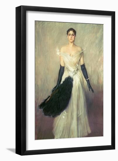 Portrait of a Lady, 1889-Giovanni Boldini-Framed Giclee Print