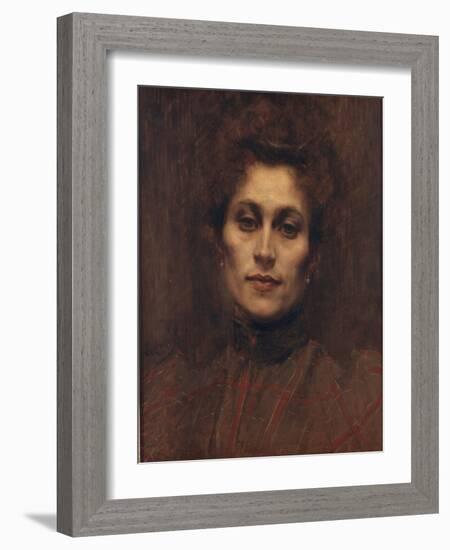 Portrait of a Lady, 1894-Eugene Carriere-Framed Giclee Print