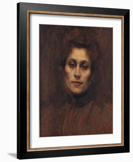 Portrait of a Lady, 1894-Eugene Carriere-Framed Giclee Print