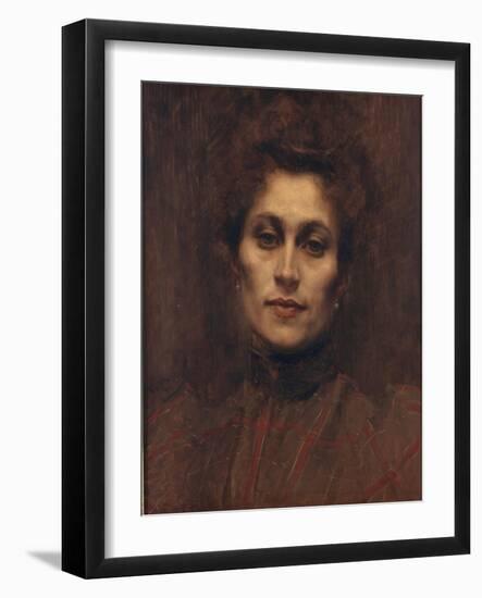 Portrait of a Lady, 1894-Eugene Carriere-Framed Giclee Print