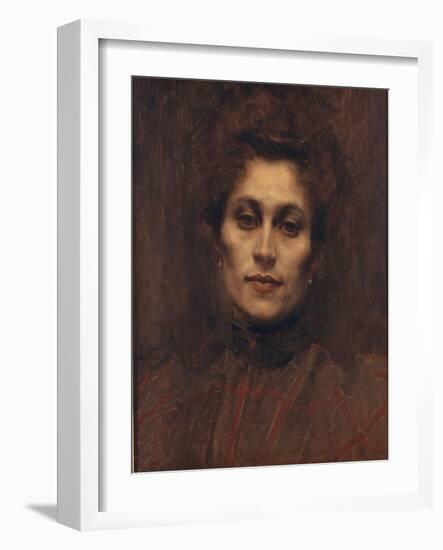 Portrait of a Lady, 1894-Eugene Carriere-Framed Giclee Print