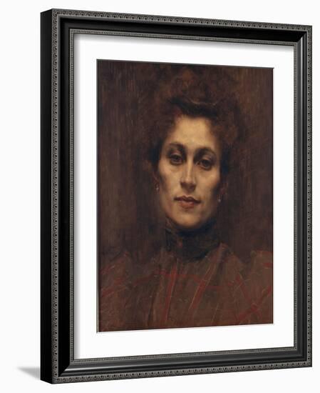 Portrait of a Lady, 1894-Eugene Carriere-Framed Giclee Print