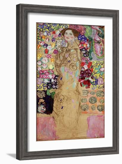 Portrait of a Lady, 1917-18-Gustav Klimt-Framed Giclee Print