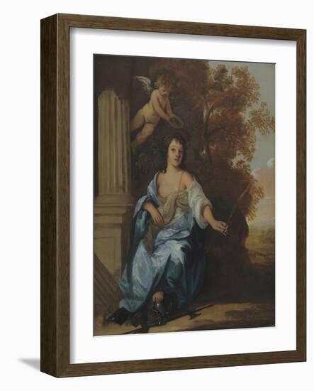 Portrait of a Lady as a Saint-Sir Peter Lely-Framed Giclee Print