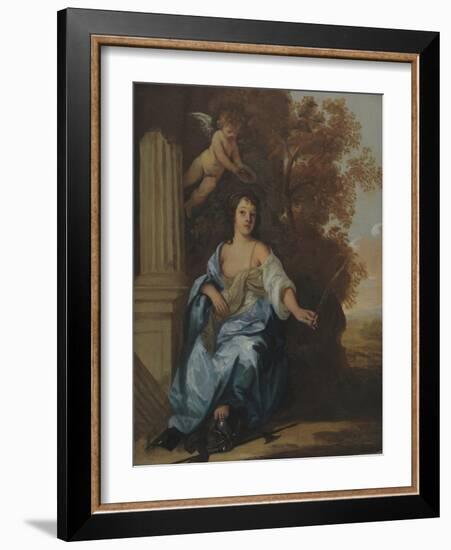 Portrait of a Lady as a Saint-Sir Peter Lely-Framed Giclee Print