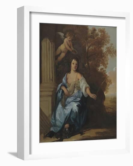 Portrait of a Lady as a Saint-Sir Peter Lely-Framed Giclee Print