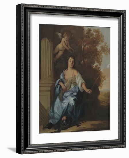 Portrait of a Lady as a Saint-Sir Peter Lely-Framed Giclee Print