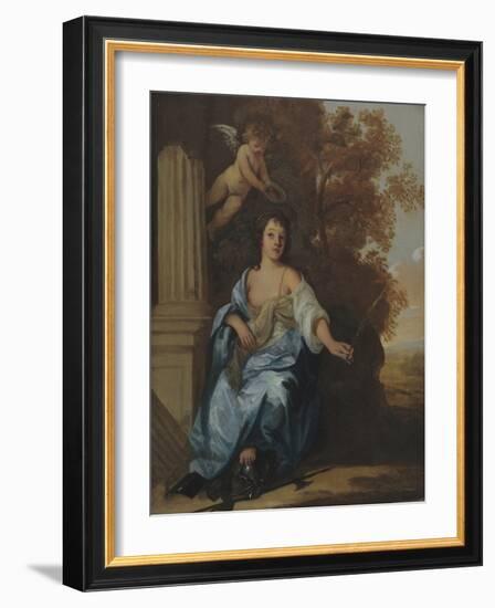 Portrait of a Lady as a Saint-Sir Peter Lely-Framed Giclee Print