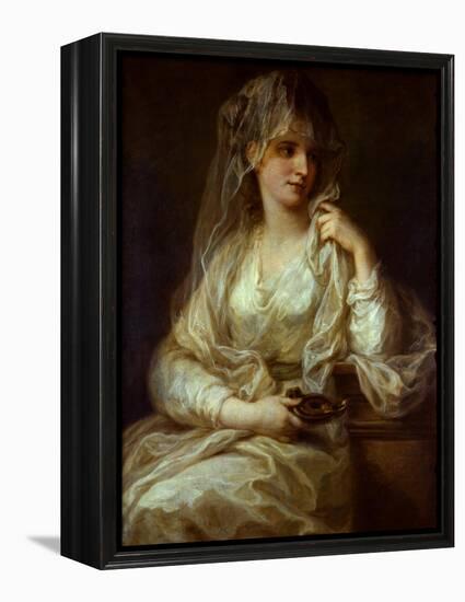 Portrait of a Lady as a Vestal Virgin, 1782-Angelika Kauffmann-Framed Premier Image Canvas