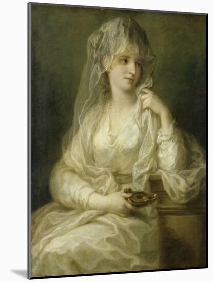 Portrait of a Lady as Vestal Virgin-Angelika Kauffmann-Mounted Giclee Print