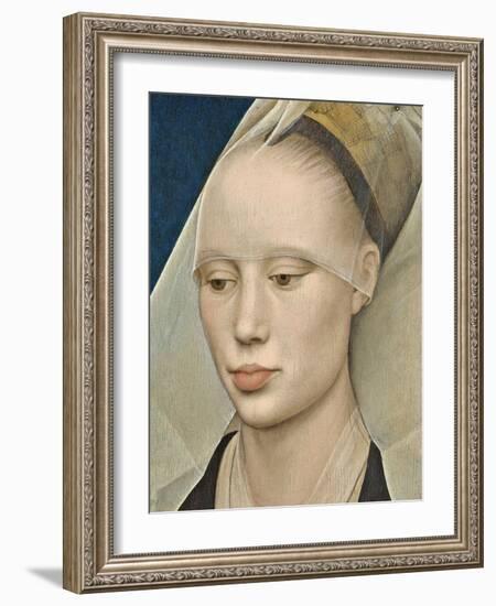 Portrait of a Lady, c.1460-Rogier van der Weyden-Framed Giclee Print