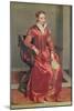 Portrait of a Lady, c.1555-60-Giovanni Battista Moroni-Mounted Giclee Print