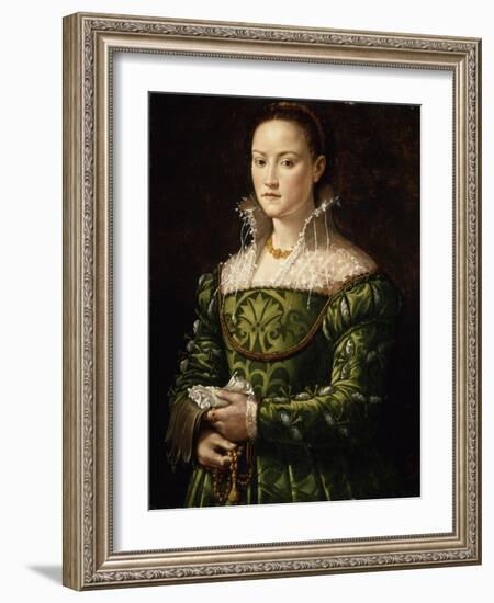 Portrait of a Lady, C.1560-Alessandro Allori-Framed Giclee Print