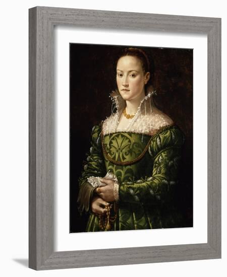 Portrait of a Lady, C.1560-Alessandro Allori-Framed Giclee Print