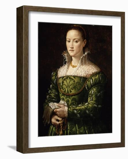 Portrait of a Lady, C.1560-Alessandro Allori-Framed Giclee Print