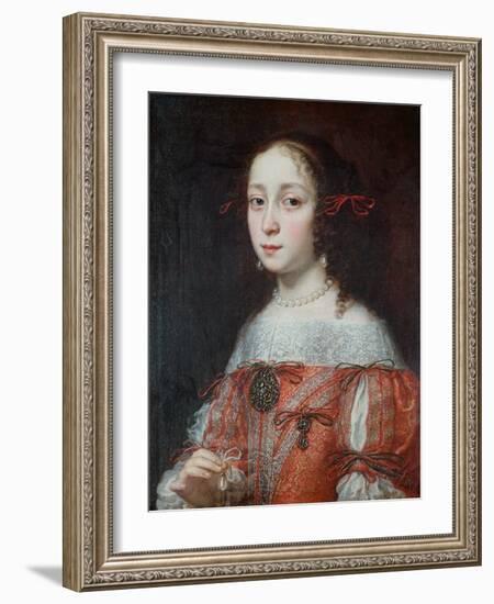 Portrait of a Lady, C.1660 (Oil on Canvas)-Justus Sustermans-Framed Giclee Print