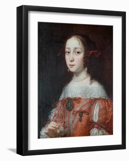 Portrait of a Lady, C.1660 (Oil on Canvas)-Justus Sustermans-Framed Giclee Print