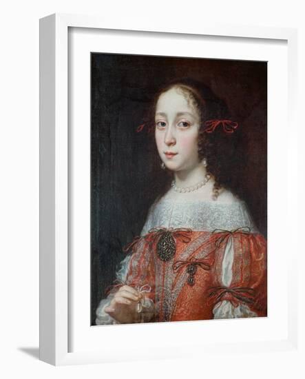 Portrait of a Lady, C.1660 (Oil on Canvas)-Justus Sustermans-Framed Giclee Print