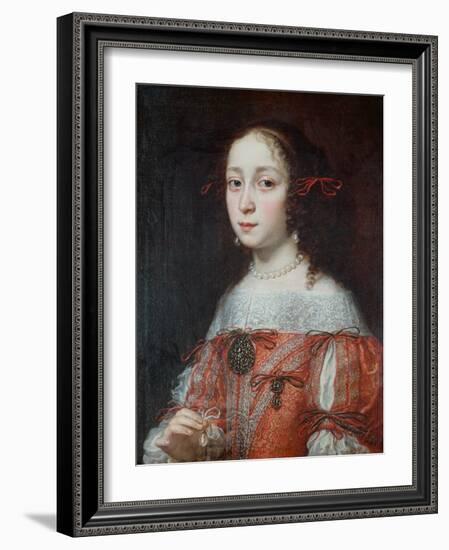 Portrait of a Lady, C.1660 (Oil on Canvas)-Justus Sustermans-Framed Giclee Print