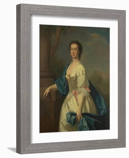 Portrait of a Lady, C.1744-Allan Ramsay-Framed Giclee Print