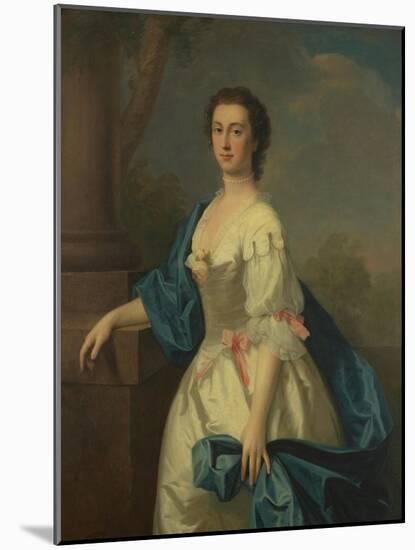 Portrait of a Lady, C.1744-Allan Ramsay-Mounted Giclee Print