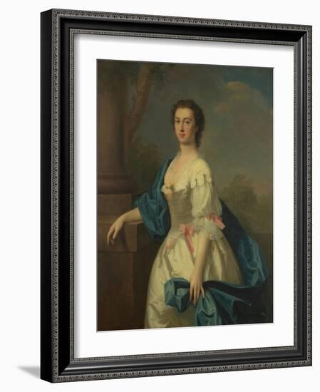 Portrait of a Lady, C.1744-Allan Ramsay-Framed Giclee Print