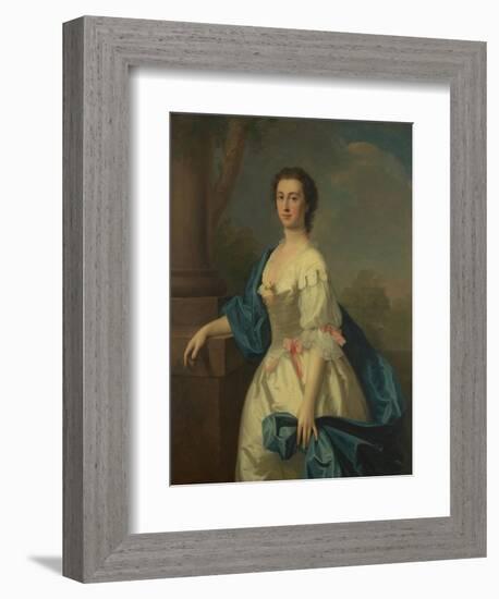 Portrait of a Lady, C.1744-Allan Ramsay-Framed Giclee Print