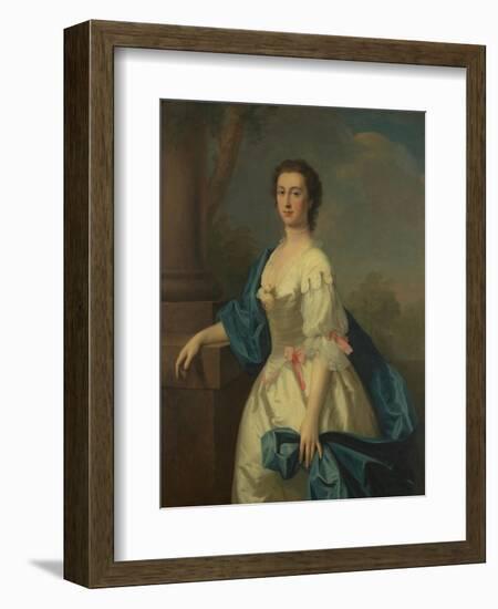 Portrait of a Lady, C.1744-Allan Ramsay-Framed Giclee Print