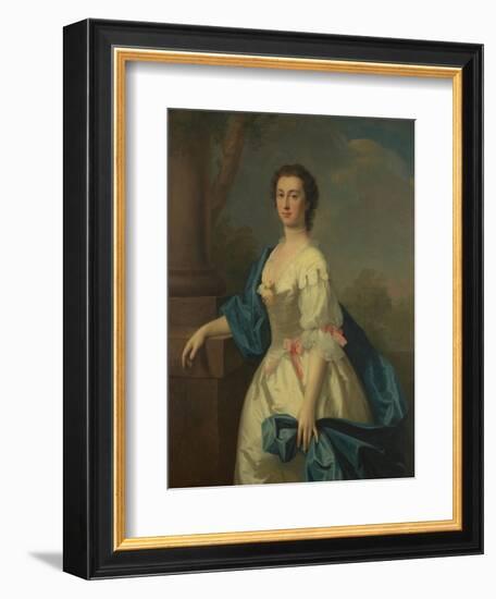 Portrait of a Lady, C.1744-Allan Ramsay-Framed Giclee Print