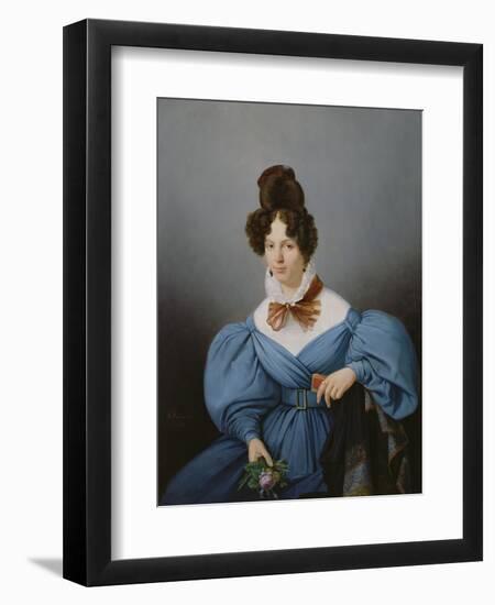 Portrait of a Lady, C.1830 (Oil on Canvas)-Ferdinand Wachsmuth-Framed Giclee Print