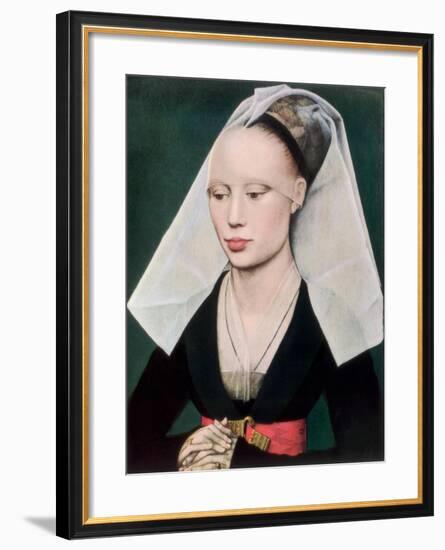 Portrait of a Lady, C1460-Rogier van der Weyden-Framed Giclee Print