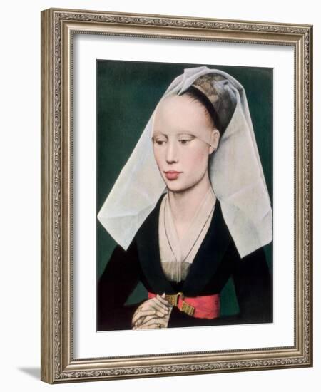 Portrait of a Lady, C1460-Rogier van der Weyden-Framed Giclee Print