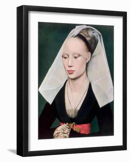 Portrait of a Lady, C1460-Rogier van der Weyden-Framed Giclee Print