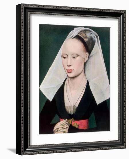 Portrait of a Lady, C1460-Rogier van der Weyden-Framed Giclee Print