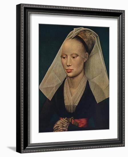 'Portrait of a Lady', c1460-Rogier van der Weyden-Framed Giclee Print