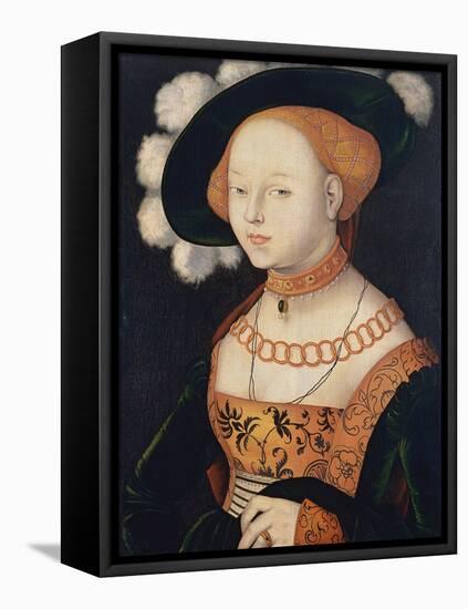 Portrait of a Lady, Ca 1530-Hans Baldung-Framed Premier Image Canvas