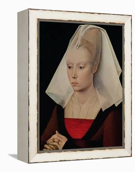 Portrait of a Lady, circa 1450-60-Rogier van der Weyden-Framed Premier Image Canvas