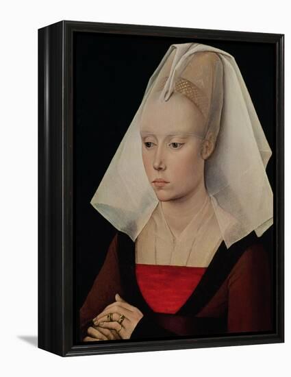 Portrait of a Lady, circa 1450-60-Rogier van der Weyden-Framed Premier Image Canvas