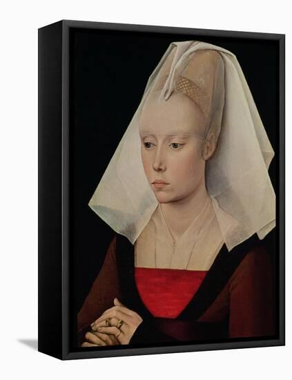 Portrait of a Lady, circa 1450-60-Rogier van der Weyden-Framed Premier Image Canvas