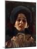 Portrait of a Lady, Frontal View, 1898-1899-Gustav Klimt-Mounted Giclee Print