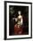 Portrait of a Lady Holding Her Pet King Charles Spaniel-Jan Verkolje-Framed Giclee Print