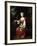 Portrait of a Lady Holding Her Pet King Charles Spaniel-Jan Verkolje-Framed Giclee Print