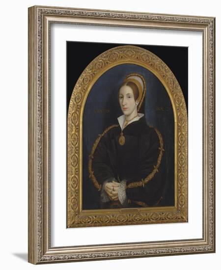 Portrait of a Lady, Identified as Catherine Howard-Hans Holbein the Younger-Framed Giclee Print